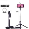 Selfie Stick BT12S Chargeable Bluetooth 5.4 Feet Length Tripod with 3 Colors Light for Vlogging youtube tiktok. 