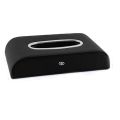 Car Tissue Box High Quality - Toyota Logo - Pu Leather - Black. 