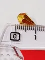 Golden Cut Drops Plastic Beads. 225 pcs/3 Strings Beads, For DIY Jewelry Making, Jewelry, Dress Accessories, Crafts, and Home Décor. 
