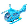 Battery Operated Musical Helicopter Toy with 360-Degree Rotation, with Attractive Flash Light, Bump & Go Vehicle Toys for Kids.. 