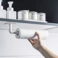 Wall Mount Paper Towel Rack Dispenser for Kitchen Bathroom Toilet, Under Cabinet,Garage, Laundry, Pantry, Paste, Easy Installation- No Drilling. 