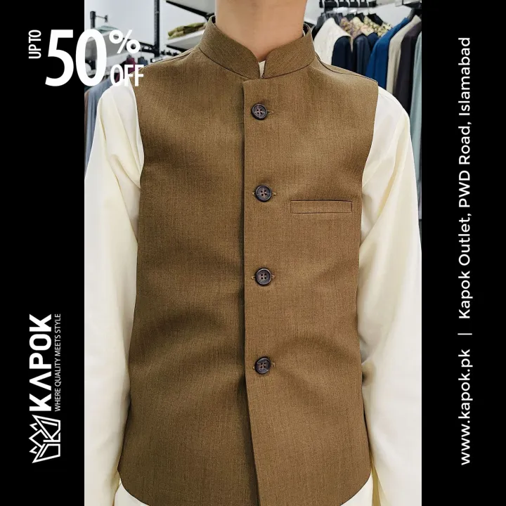 Caramel%20Waistcoat%20for%20Boys%20%7C%20Kapok%20Kids%20-%20Image%202