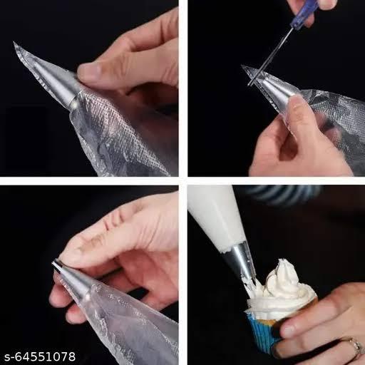 Reusable%20Piping%20Bag%20with%20Stainless%20Steel%20Nozzles%20-%20Cake%20Decorating%20Set%20for%20Icing,%20Cream%20&%20Desserts%20100%20pcs%20Piping%20bag%20for%20cake%20decorating%20%20Cake%20icing%20bag%20set%20%20Reusable%20silicone%20piping%20bag%20%20Nozzle%20set%20for%20cake%20decoration%20%20Cupcake%20decorating%20tools%20-%20Image%204