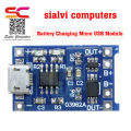 Battery Charging Micro USB Module 18650 Lithium Battery Charger Module. 
