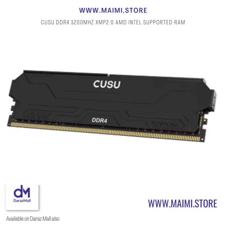 CUSO DDR4 16GB 3200MHz XMP 2.0 INTEL AMD RAM Memory Desktop Memory DIMM Gaming Memory