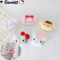 【Happier】 Cartoon Sanrio Hello Kitty Plush Brooch Cinnamoroll Melody Cute Shape Brooch Bag Pin Backpacks Pendant Decoration Accessories. 