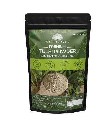 SAPTAMVEDA Premium Tulsi Powder (150 Gm)