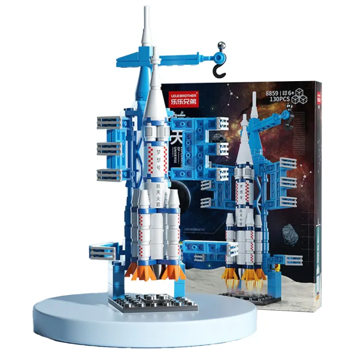 SF Space Rockets Building Blocks Kit Compatible with Lego Bricks Classic Model For Children Adults Toys