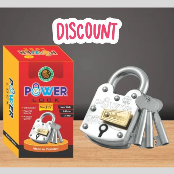 Power%20Lock%202-Inch%20Heavy%20Duty%20Steel%20Padlock%20with%203%20Plates%20and%203%20Keys%20-%20Durable%20Door%20Security%20Lock%20-%20Image%205