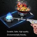 Spark Gas Lighter – Electronic Fire Pulse Ignitor for Kitchen Stove (No Battery, No Refill) – Manual Gun-Shaped Stainless Steel Spark Gas Lighter. 