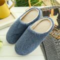Men Warm Home Plush Soft Slippers IndoorsAnti-slip Winter Floor Bedroom Shoes New Arrival. 