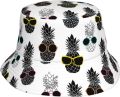 Alien Cool Black Green Print Bucket Hat Fisherman Fishing Sun Cap for Adult Women Men Girl Boy Unisex. 