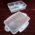 Portable Snack Box Leak Proof Lunch Box 4 Compartment Food Container Reusable Microwave Fruit Salad Boxes For Kids Adults. 