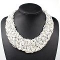 Claire Jin Women Collar Bohemian Necklace Handmade Woven Small Beads Choker Necklaces Vintage Fashion Ethnic Jewelry. 