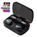 M10 Earbuds / M10 TWS Wireless Bluetooth Headphones 5.1 Earphone Bluetooth 3500mAh Charging Box 9D Stereo Sports Waterproof Earbuds Headsets With Microphone / M10 Earbuds Airpods. 