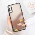 【2024】 For Samsung S24 S22 Ultra Case Cover Samsung Galaxy S23 Ultra S 22 S21 S20 FE S10 Note 20 10 Plus S8 Lavender Flowers Clear Case. 