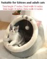 Sweet Cat Bed Warm Pet Basket Cozy Kitten Lounger Cushion Cat House Tent Very Soft Small Dog Mat Bag For Washable Cave Cats Beds- PS445 PS-TO. 