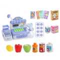 Electronic Cash Register Pretend Play Supermarket Checkout Counter Game. 