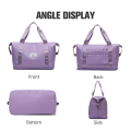 Travel Bag Waterproof Weekender Bags Oxford Cloth Luggages Handbag Shoulder Bag Traveling Bag Dry and Wet Separation Sport Bag Fitness Bag Gym Totes for Men Women. 