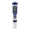 yieryi Salinity Meter 5 in 1 Salinity/TDS/EC/PH/Temp Tester with ATC Saltwater Tester for Seawater Aquariums Marine Monitoring and Koi Fish Pond. 