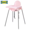 IKEA Baby Highchair with Tray and Safety Belts (Colors: Pink | Blue | White). 