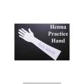 HENNA ART Reusable Acrylic Hand for Mehndi Practice(White). 