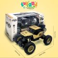 NHR Remote Control car with Mist Smoke Spray Function and Attractive Lights, Rock Crawler Climbing Angle, Rechargeable High Speed Off-Road Monster Truck Rock Climbing Car Toy  (Blue) Rock Crawler Smoke Electric RC Vehicles Alloyed Remote Control Toy Car. 