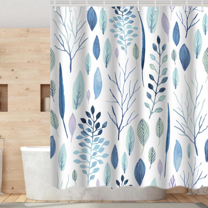 Shower%20Curtain%20Waterproof%20W%2071%20x%20H%2071%20Polyester%20Fiber%20Washable%20Bathroom%20-%20Image%207
