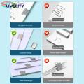 Binder Clip Simple Operation Paper Binder Clips Desktop Stapler. 