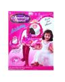 Princess Jewelry Dressing Table With Stool - Pink. 