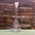 Volumetric Flask, 250ml – Clear-Fitted with Polypropylene Stopper - Class A, Tolerance ±0.10 ml - White Graduation Mark - Borosilicate Glass –NORMAX. 