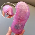 Disney Frozen Elsa Princess Girls Sandals Summer Children's Sports Beach Pink Purple Girls Boys Soft Led Light Shining Shoes. 