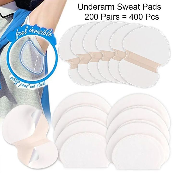 TAHANgTA Hot Selling 50/100/200/300/400Pcs Sweat Pads Underarm ...
