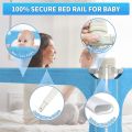 Bed Rails for Toddlers , Extra Long & Tall Safety Baby Bed Guard Rails Specially Designed for Twin, Full, Queen, King Size  (Size: 5.9 Feet). 