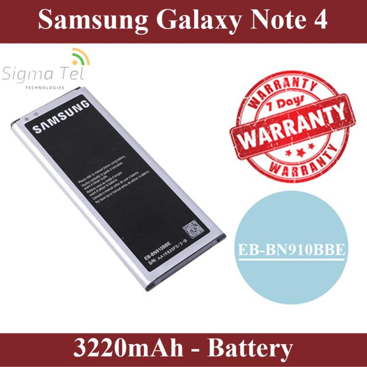 Samsung Galaxy Note 4 Battery EB-BN910BBE Replacement Premium Quality 3230mAh For Samsung Galaxy Note 4