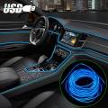 Car Interior Strip Lights USB Lamp Replaces Spare Parts Flexible Neon Light for Car Truck SUV Garden Decorations. 