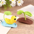 1Pc Cute Bean Sprouts Duck Crochet Hair Clip Handmade Princess Girls Hairpins GJCUTE. 