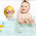 1pc Baby Bath Toys Bubble Machine Duck Music Kids Bath Toy Bathtub Soap Automatic Bubble Maker Baby Bathroom Toy For Children. 