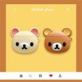 Cute Rilakkuma AirPod Pro Case 1 2 3rd Generation 2021 Soft Silicone Cover For airpods Headset Charging Box Protection Shell. 