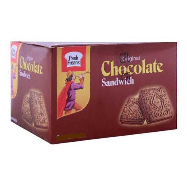 Chocolate Sandwich Biscuits Half Roll 1 Box 6 Pcs