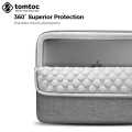 Tomtoc Versatile A13 360 Protective Laptop Sleeve for 12" MacBookk, 10.9"-11" IPadd | Gray. 