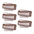 Chunni Dupatta Hair Clips Metal Grip with Safety Pin for Women Hijab Tikka Set. 