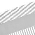 2X Dual Action Stainless Steel Edc Credit Card Size Comb Wallet Comb Pocket Comb Anti-Static Hair Comb for Man. 