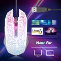 RGB GAMING MOUSE - Mouse - Wired Mouse for PC & Laptop - RGB - Side Button. 