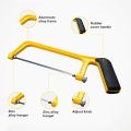 6 Inch Mini Aluminium Alloy Frame Saw Multifunction Hacksaw For Woodworking Iron Sheet Frozen Meat Pvc Bamboo Furniture Cutting. 