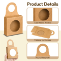 25PCS Wine Box Charcuterie Box Wine Bottle Box with Window Wine Hanging Foldable Gift Boxes. 