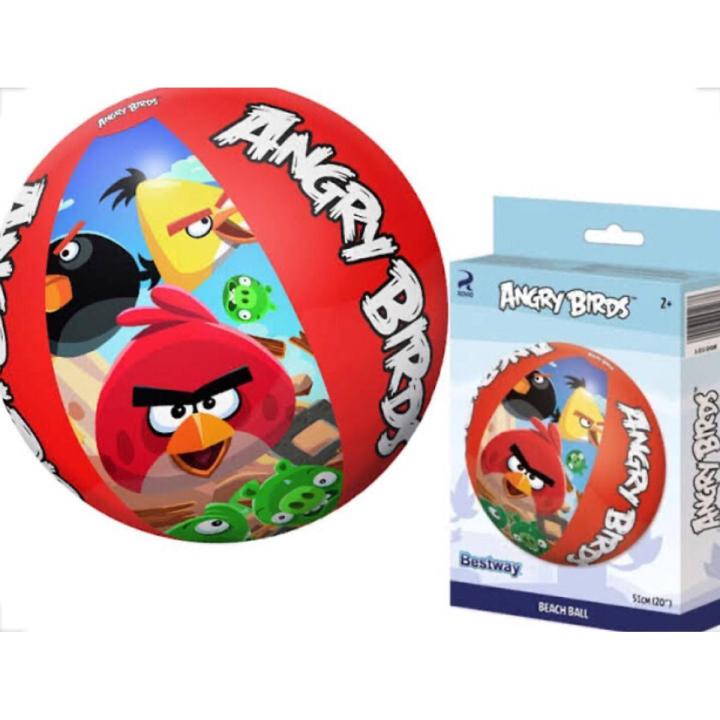 Bestway Inflatable Angry Birds Football Beach Ball