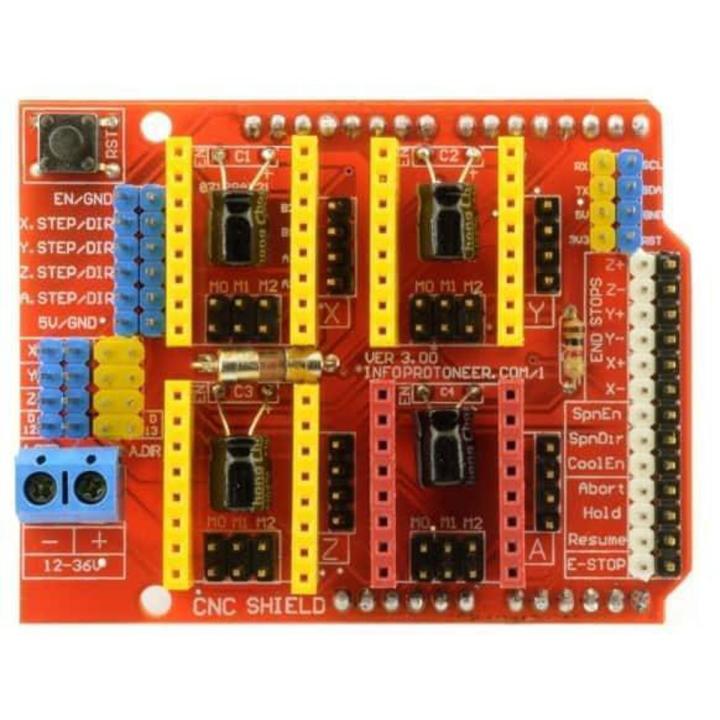 CHANGTA CNC 3D Printer Parts Reprap Shield V3 Engraving Machine A4988 / DRV8825 Stepper Motor Driver Expansion Board For arduino