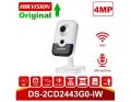Hikvision Cube Camera 4MP  DS-2CD2443G0-I(W) 4MP Two Way Talk IP Network Camera. 