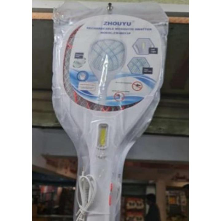 Zhou Yu Powerful Fly/Mosquito Swatter with Bright LED Light |Insect Racket |Mosquito Bat |Bug Catcher